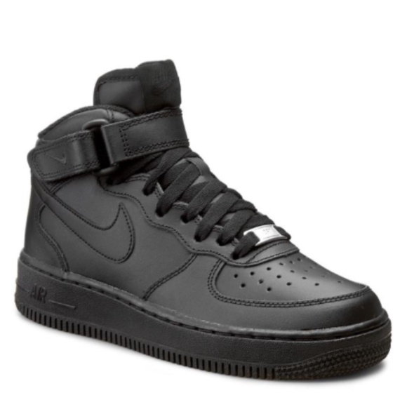 Nike Air Force 1 Mid '07 Black 314195-004 Youth 5.5  US 5.5Y - Picture 1 of 9